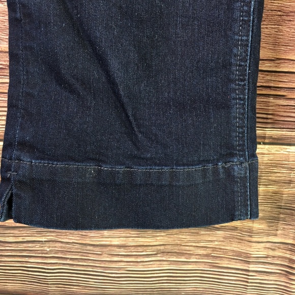 SOHO New York & Company Skinny Crop Dark Wash Stretch Jeans 12 1443 - Picture 3 of 7